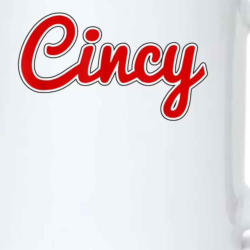 Cincy Cincinnati Black Color Changing Mug