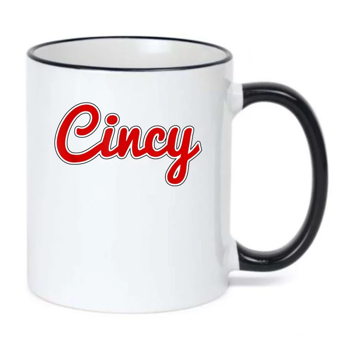 Cincy Cincinnati Black Color Changing Mug