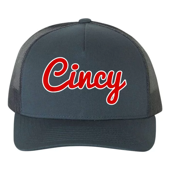 Cincy Cincinnati Yupoong Adult 5-Panel Trucker Hat