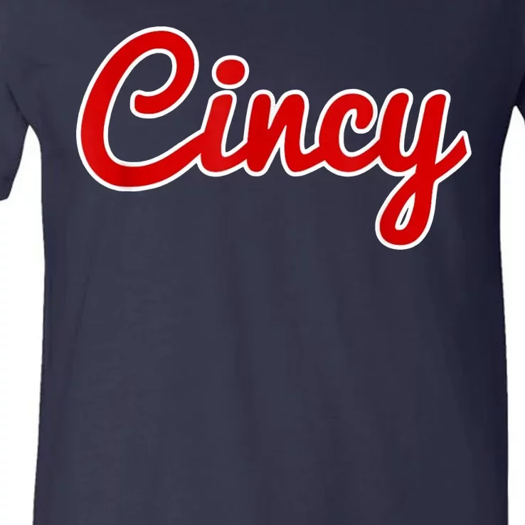 Cincy Cincinnati V-Neck T-Shirt