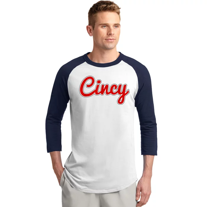 Cincy Cincinnati Baseball Sleeve Shirt