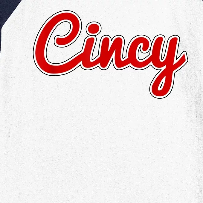 Cincy Cincinnati Baseball Sleeve Shirt