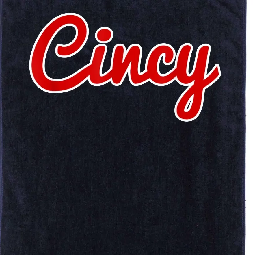 Cincy Cincinnati Platinum Collection Golf Towel