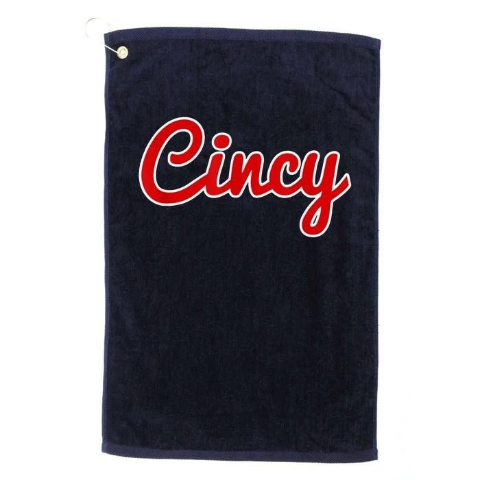 Cincy Cincinnati Platinum Collection Golf Towel