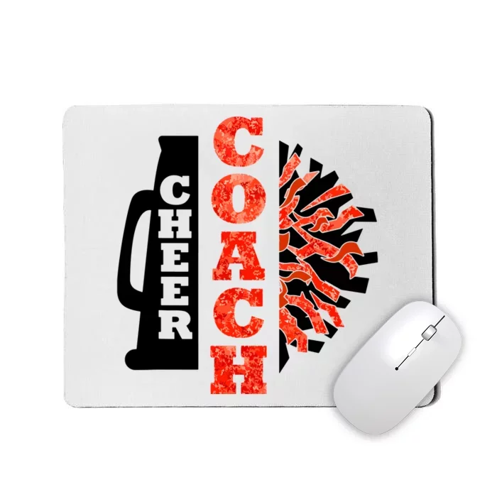 Cheer Coach Cheerleader Megaphone Pom Pom Mousepad