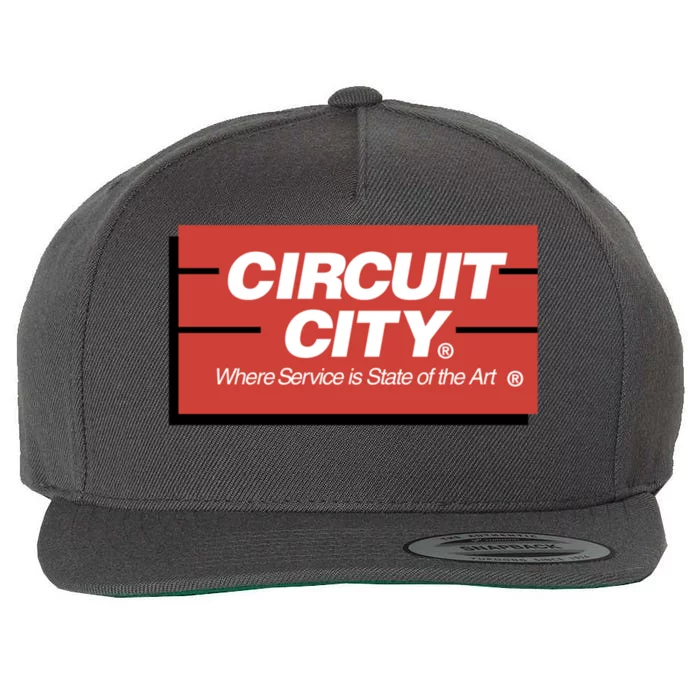 Circuit City Wool Snapback Cap