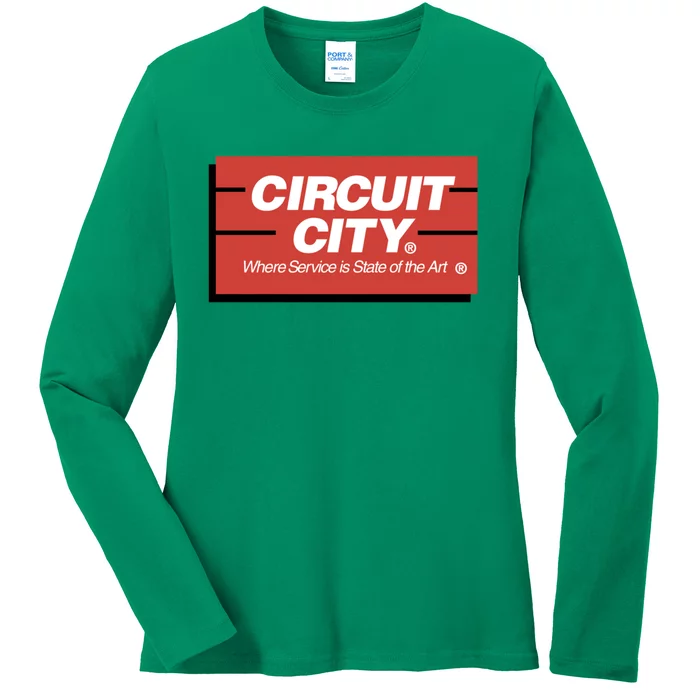 Circuit City Ladies Long Sleeve Shirt