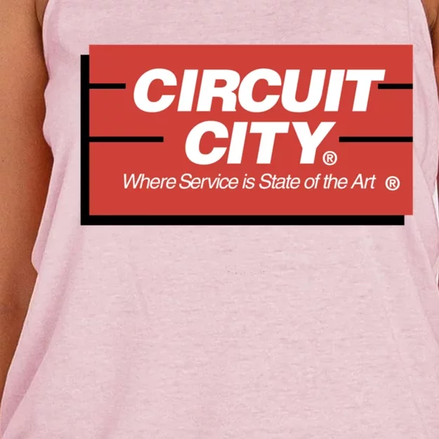 Circuit City Women's Knotted Racerback Tank