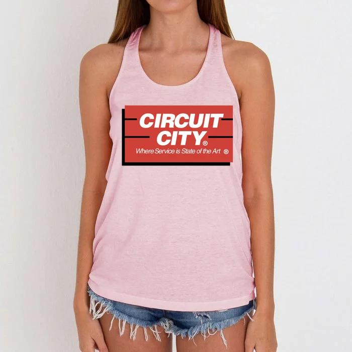 Circuit City Women's Knotted Racerback Tank