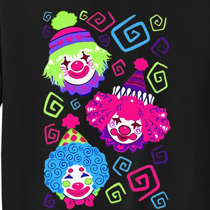 Clown Circus Carnival Costume Birthday Theme Party Sweatshirt