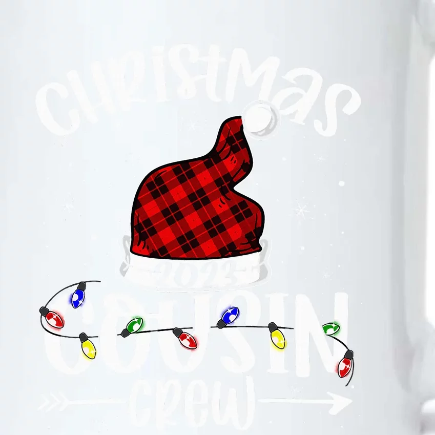 Christmas Cousin Crew Funny Red Plaid Matching Pajama Black Color Changing Mug