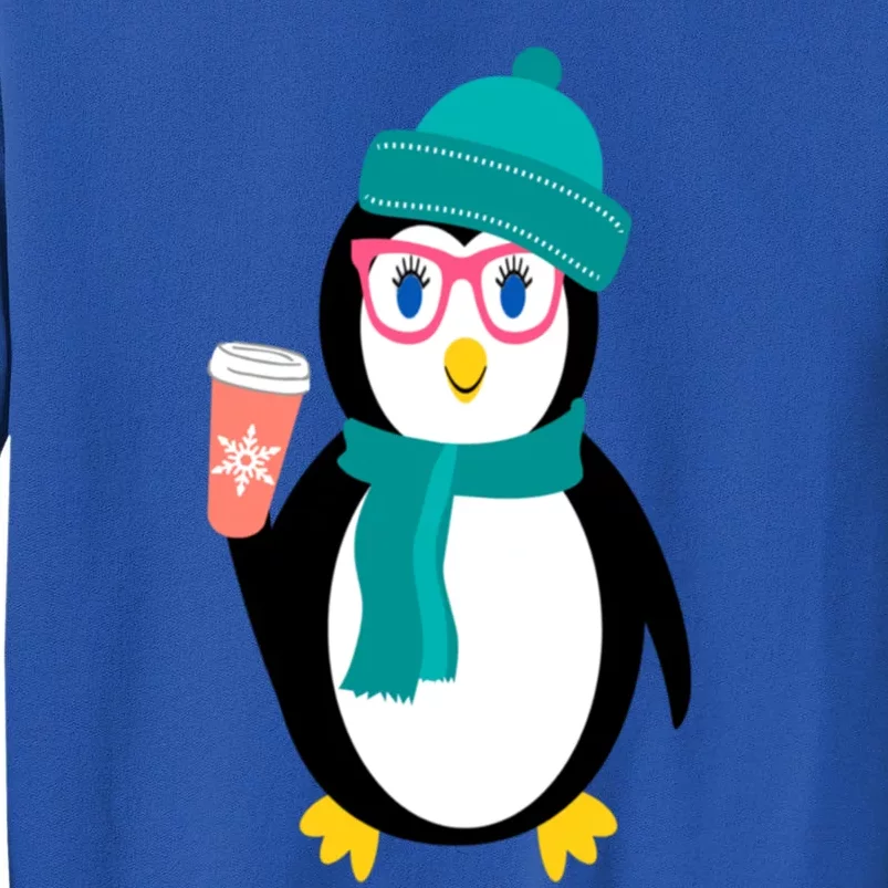 Cute Chillin Christmas Holiday Gift For Penguin Lovers Gift Tall Sweatshirt