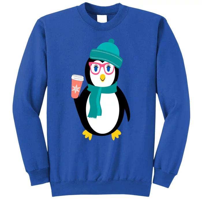 Cute Chillin Christmas Holiday Gift For Penguin Lovers Gift Tall Sweatshirt