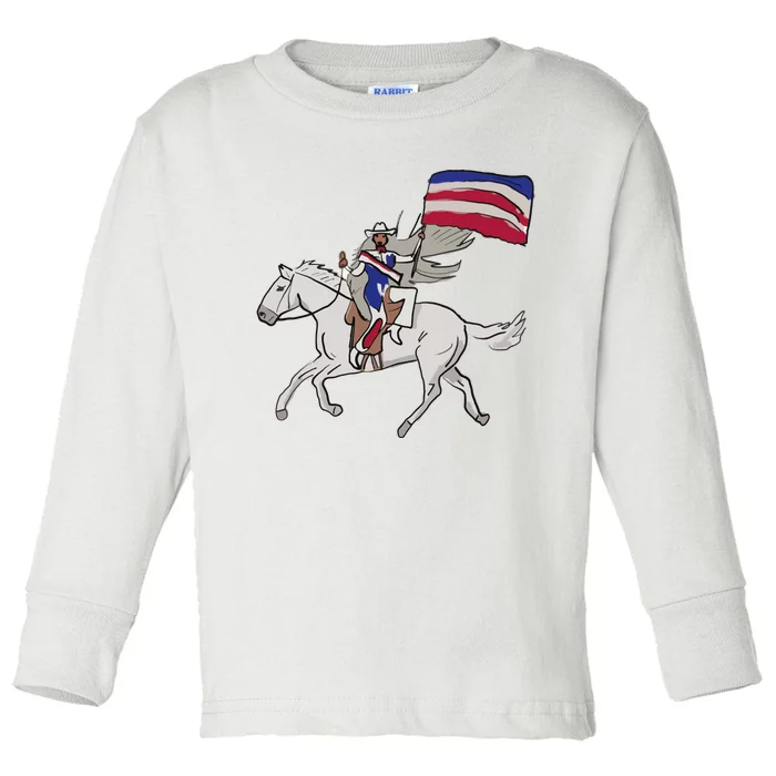 Cowboy Carter Toddler Long Sleeve Shirt