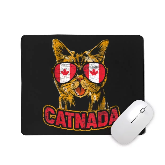 Catnada Canadian Cat Animal Canada Day Canada Mousepad