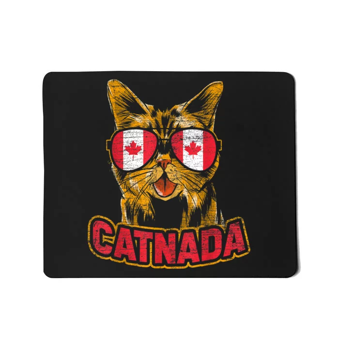 Catnada Canadian Cat Animal Canada Day Canada Mousepad