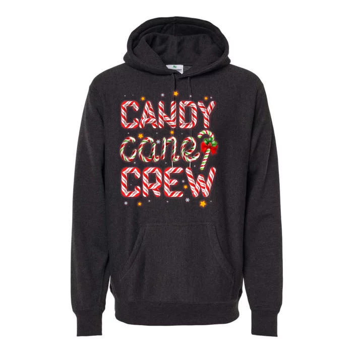 Cute Christmas Candy Cane Crew Matching Shirts Premium Hoodie