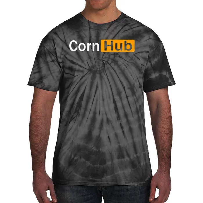 Cornhub Cornhole Cornholer Tie-Dye T-Shirt