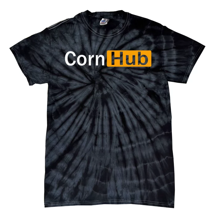 Cornhub Cornhole Cornholer Tie-Dye T-Shirt