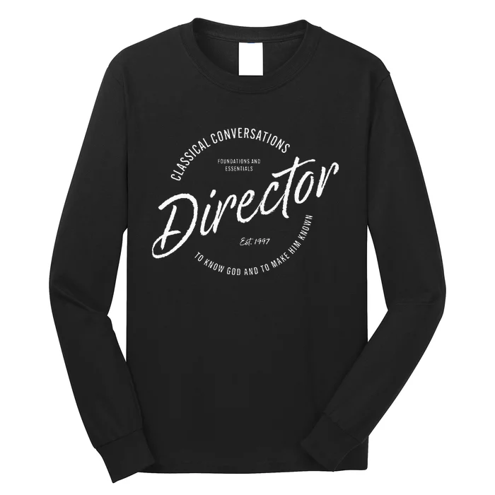 CC Classical Conversations Director Homeschool Long Sleeve Shirt