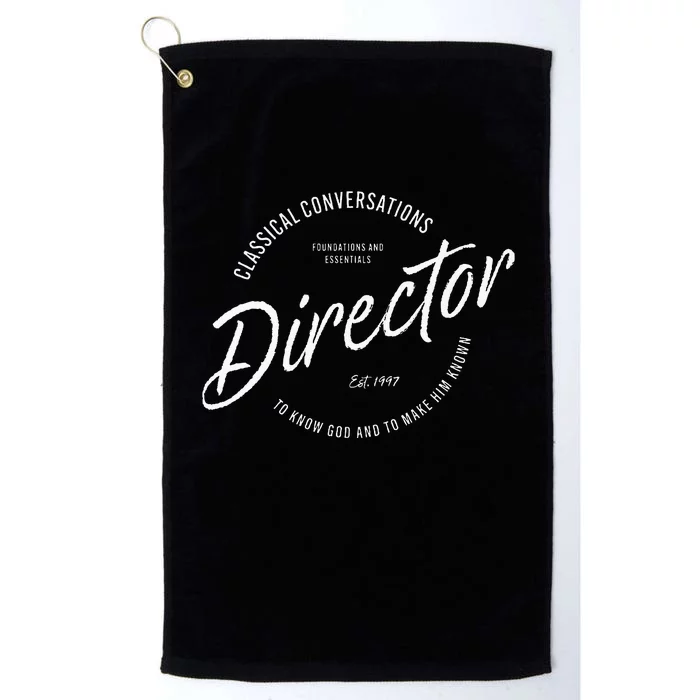 CC Classical Conversations Director Homeschool Platinum Collection Golf Towel