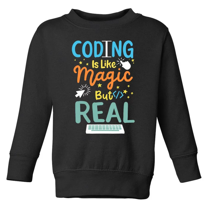 Coding Coder Computer Science Programming Toddler Sweatshirt