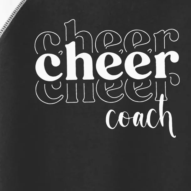 Cheer Coach Toddler Fine Jersey T-Shirt