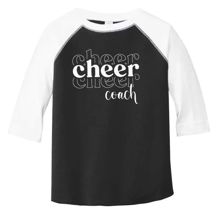 Cheer Coach Toddler Fine Jersey T-Shirt