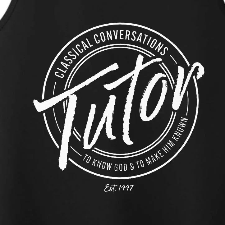 CC Classical Conversations Tutor Lead Learner Homeschool Performance Tank