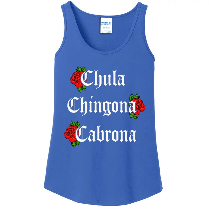 Chula Chingona Cabrona Mecican Ladies Essential Tank