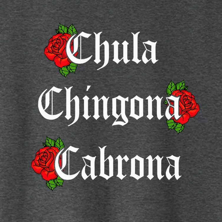 Chula Chingona Cabrona Mecican Women's Crop Top Tee