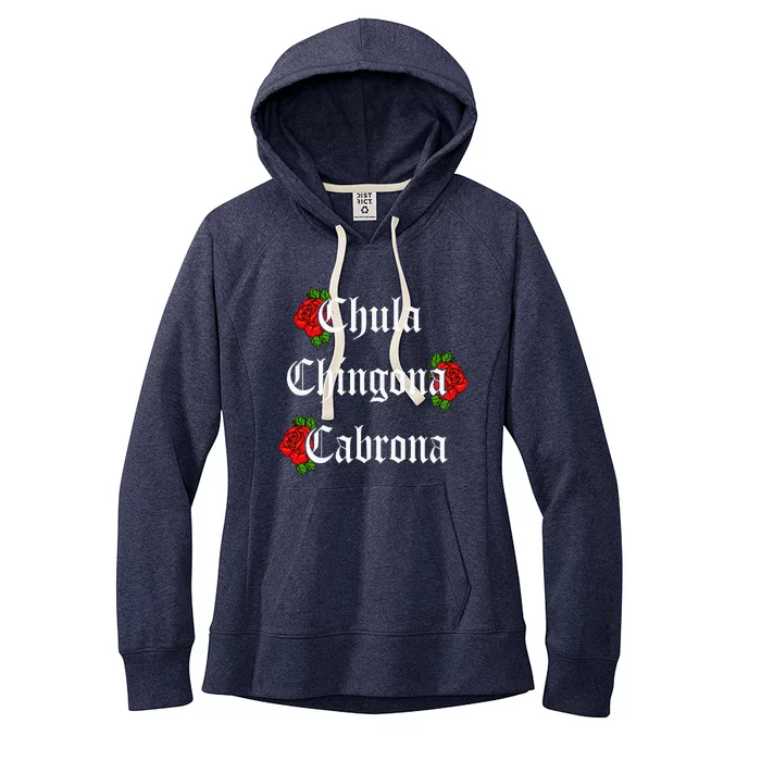 Chula Chingona Cabrona Mecican Women's Fleece Hoodie