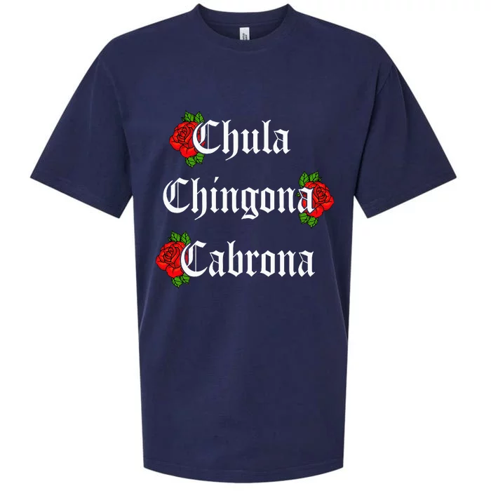 Chula Chingona Cabrona Mecican Sueded Cloud Jersey T-Shirt