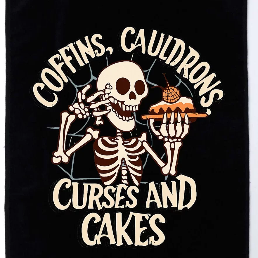 Coffins, Cauldrons, Curses and Cakes Platinum Collection Golf Towel