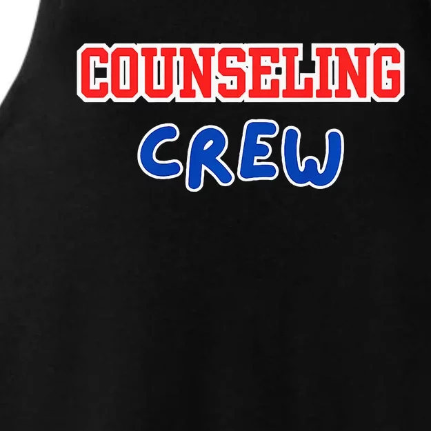 Counseling Crew Counselor Ladies Tri-Blend Wicking Tank