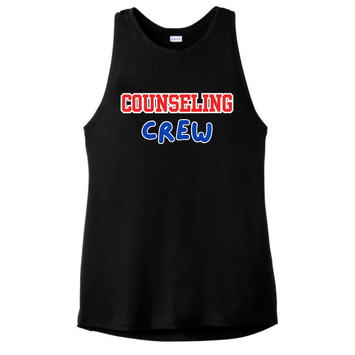 Counseling Crew Counselor Ladies Tri-Blend Wicking Tank