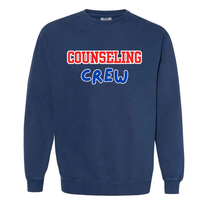 Counseling Crew Counselor Garment-Dyed Sweatshirt