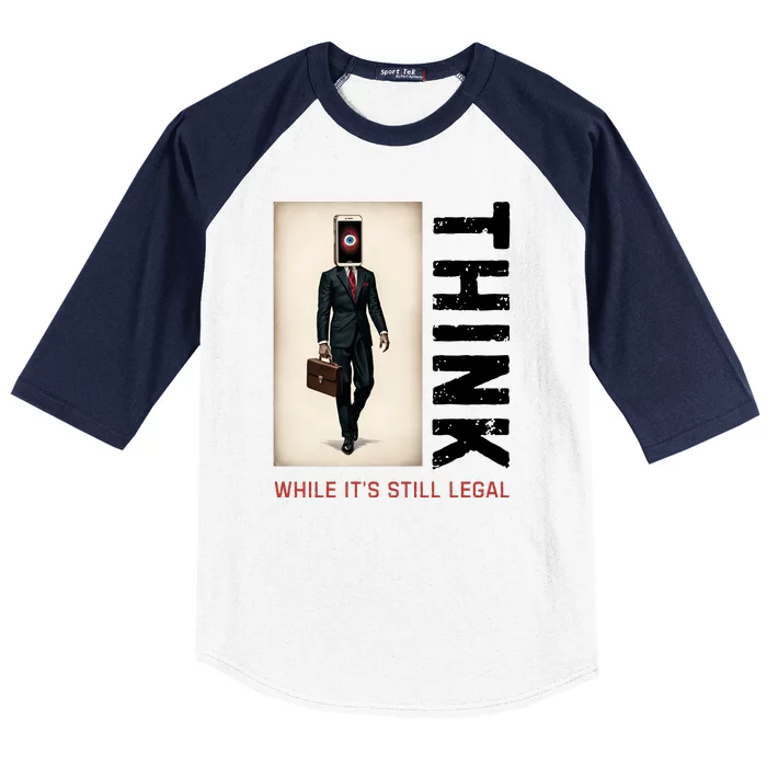 Conservative Cancel Culture Think While Its Still Legal Baseball Sleeve Shirt