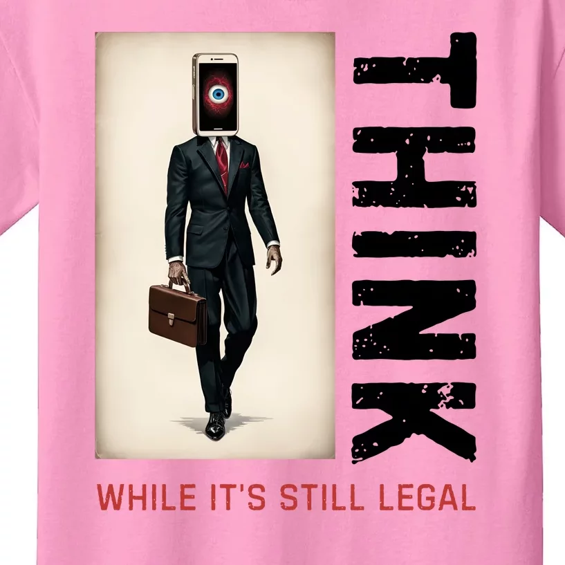 Conservative Cancel Culture Think While Its Still Legal Kids T-Shirt