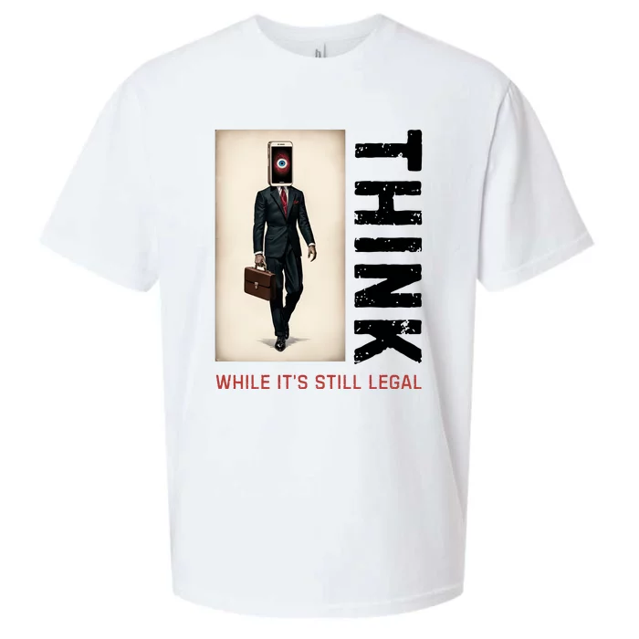 Conservative Cancel Culture Think While Its Still Legal Sueded Cloud Jersey T-Shirt