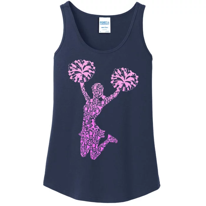 Cheerleading Cheerleader Cheer Team Squad Ladies Essential Tank