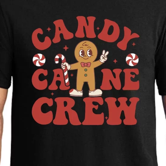 Candy Cane Crew Christmas Cookie Gingerbread Pajama Set