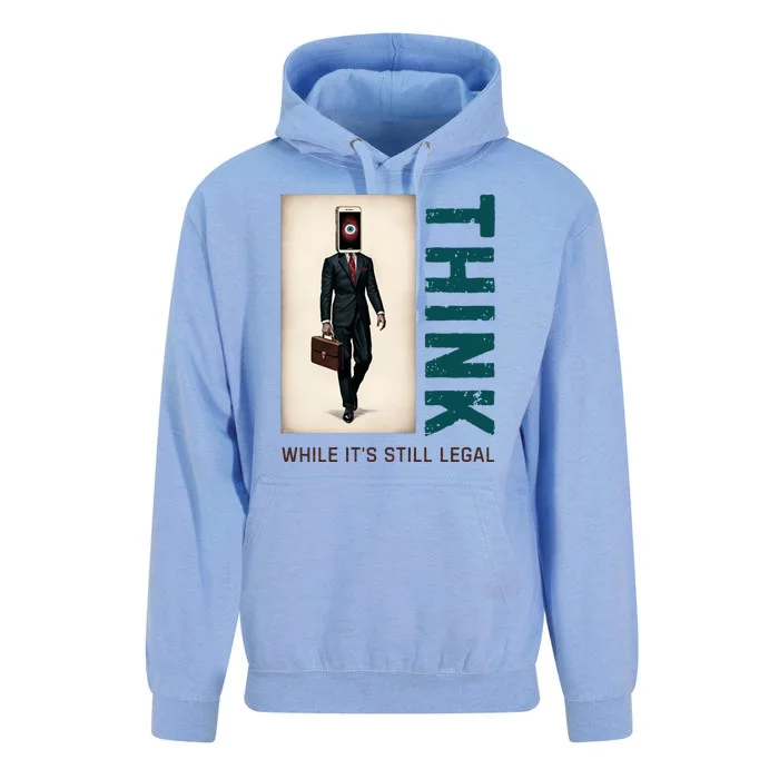 Conservative Cancel Culture Think While Its Still Legal Unisex Surf Hoodie