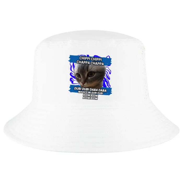 Chippi Chippi Chappa Chappa Dancing Cat Meme Cool Comfort Performance Bucket Hat