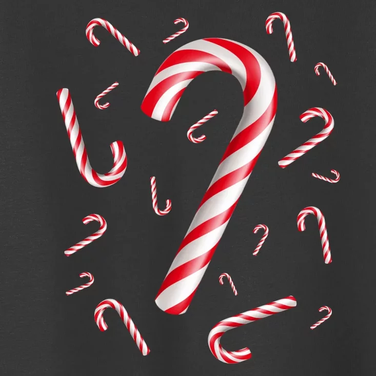 Christmas Candy Cane Mash Up Toddler T-Shirt