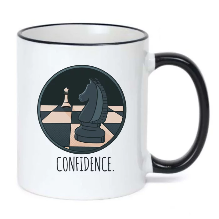 Confidence Chess Black Color Changing Mug