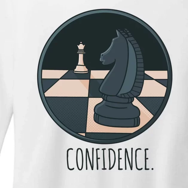 Confidence Chess Womens CVC Long Sleeve Shirt