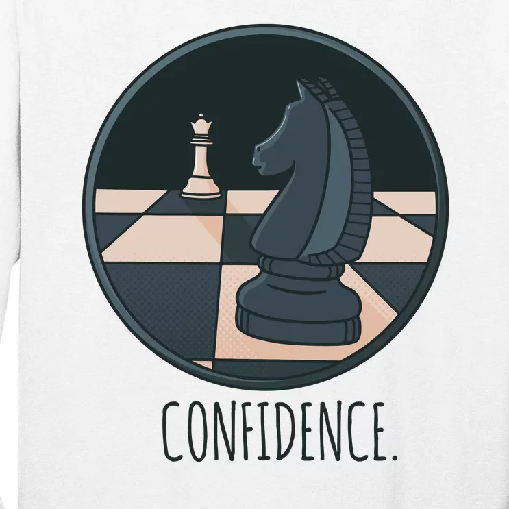 Confidence Chess Tall Long Sleeve T-Shirt