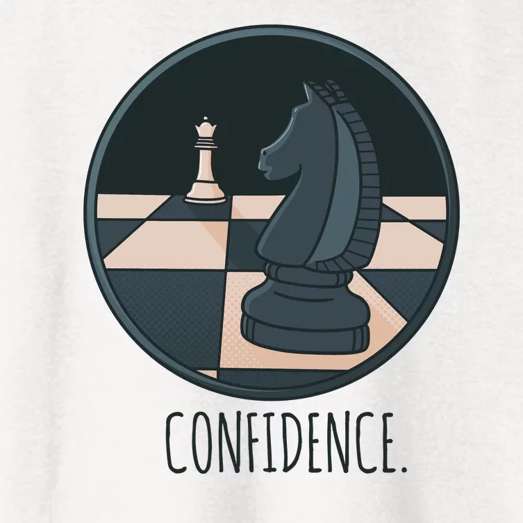 Confidence Chess Women's Crop Top Tee