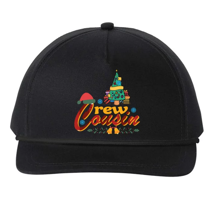 Cousin Crew Christmas Family Group Making Memories Xmas Cool Gift Snapback Five-Panel Rope Hat